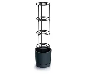 PROSPERPLAST HOME GROWER Květináč na pěstování rajčat antracit / 35 l / 39x37,5 cm
