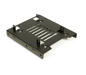 Inter-Tech Instalační rámeček 3,5" pro 2x 2,5" HDD černá / Rámeček pro pevné disky / Ocel