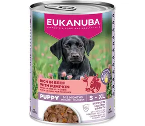 Eukanuba Life Care Puppy hovězí s dýní 400 g / Konzerva pro psy