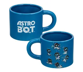 PALADONE Keramický hrnek Astrobot embosovaný, modrá / 400 ml