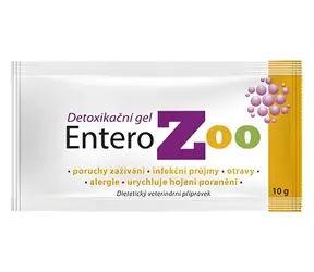 EnteroZOO Detoxikační gel 10 g / Veterinární přípravek / Organický křemík / Pro psy, kočky i hospodářská zvířata
