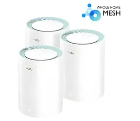 Cudy AC1200 Wi-Fi mesh systém 3 ks / Dual-Band / 2,4 GHz 300 Mbps / 5 GHz 867 Mbps / 1x WAN 1x LAN RJ45