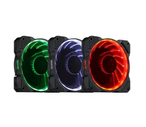 Eurocase Ring LED RGB 120mm / Ventilátor / 1000 ot/min / 44 CFM / 16 dB
