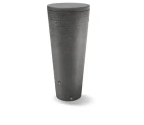 PROSPERPLAST TUBO granit / Sud na dešťovou vodu / 320 l / výška 150,5 cm / plast