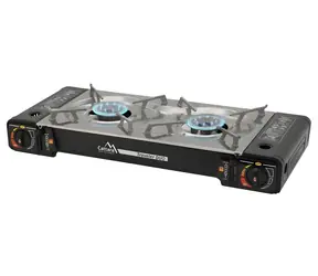 Cattara Traveler DUO / Plynový vařič / 2x 2500 W / 2 hořáky / CP250