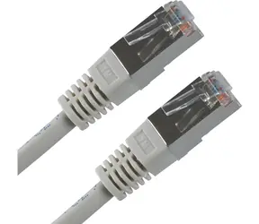 Logo Patch kabel FTP Cat5e šedý / Síťový kabel / 2x RJ45 / 10 m