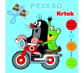 RAPPA Pexeso v sešitu Krtek a motorka / Maxi kartičky 6,6x6,6 cm