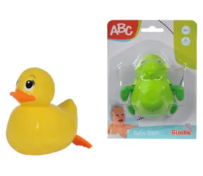 SIMBA Natahovací zvířátko do vany / 2 druhy – želvička, kachnička / plave na hladině