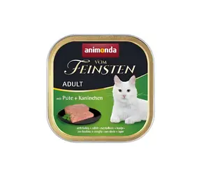Animonda Vom Feinsten Cat / Paštika pro kočky / krůta, králík / 100 g