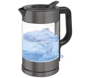 ProfiCook WKS 1322 G černá / Rychlovarná konvice / sklo a nerez / 2200 W / 1,7 l