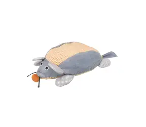 TRIXIE Sisalová myš přírodní/šedá / Hračka pro kočky / Sisal a látka / 30 cm
