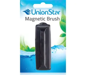UnionStar magnetická stěrka M / Magnetická stěrka na akvárium / do skla max. 6 mm