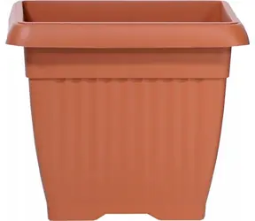 PROSPERPLAST TERRA DKWT37-R624 37x37x30 cm terakota / Květináč / hranatý / 25,2 l