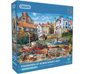 GIBSONS Puzzle Rybáři v zátoce Robina Hooda / 1000 dílků / 68 × 49 cm