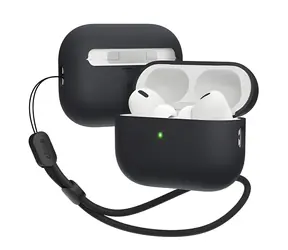 Elago Airpods Pro 2 Liquid Hybrid Case černá / Pouzdro pro AirPods Pro 2 / nylonové poutko