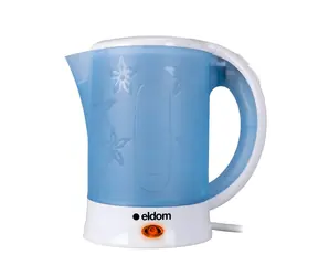 Eldom C190 bílá, modrá / Cestovní rychlovarná konvice / 600 W / 0,6 l
