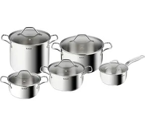 Tefal Intuition B864SA74 10 ks / Sada nádobí / nerezová ocel / 4x hrnec / 5x poklice