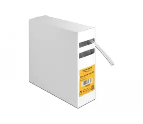 DeLock Box smršťovací bužírky 4,8 mm transparentní / Smršťovací bužírka / 10 m / poměr 2:1 / -70 až 125 °C