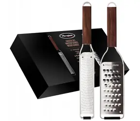 Microplane Master Grater Set / Sada struhadel / dřevěná rukojeť