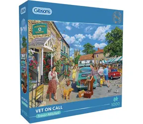 GIBSONS Puzzle Veterinární pohotovost / 1000 dílků