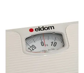 Eldom BR2016B bílá / Osobní váha / Mechanická / Do 136 kg