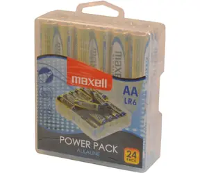 Maxell LR6 AA / Alkalická baterie / 1,5V / 24 ks