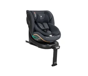 KIKKABOO Autosedačka i-Twist i-SIZE 40-150 cm šedá / Isofix / 360° otočení / opěrná noha / SPS boční ochrana