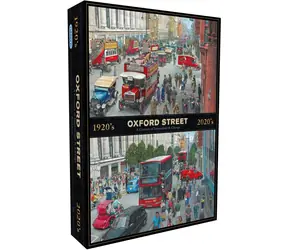 GIBSONS Puzzle Oxford Street v průběhu desetiletí / 1000 dílků