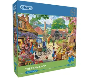 GIBSONS Puzzle Farmářský trh XXL / 100 dílků / 48 x 34 cm