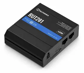 Teltonika RUT281 / Router industriální / LTE Cat 4 / Wi-Fi / SIM a eSIM