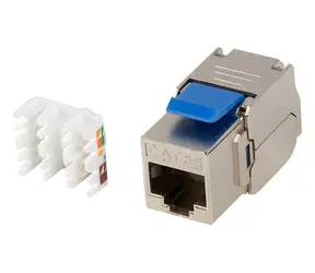 Lanberg Keystone zásuvka RJ45 CAT.5E FTP / Keystone zásuvka / Bez nástrojů / LSA / 568A/B
