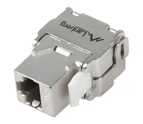 Lanberg Keystone modul RJ45 CAT.5E FTP 180° / Keystone modul / Bez nástrojů / LSA / 568A/B