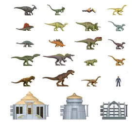 MATTEL Adventní kalendář Jurský svět Minis Ostrov dinosaurů JLD23 / od 4 let