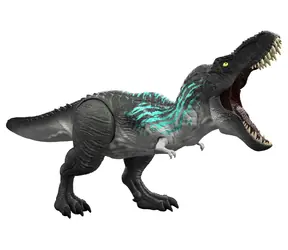 JURASSIC PARK Figurka T-Rex Dino JKG92 černá / Plast / od 4 let / 3x baterie LR44