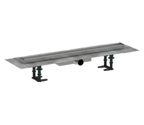 Hansgrohe RainDrain Minimalistic / Sprchový žlab / 70 cm / pro vložení dlažby / s roštem