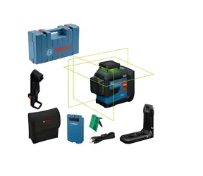 BOSCH GLL 80-33 G Professional / Liniový laser / zelený paprsek / dosah 80 m / 3,0 Ah Li-Ion / IP65