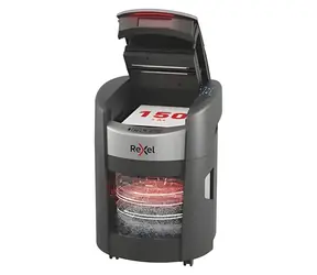 Rexel ShredMax Autofeed+ 150X / Automatický skartovač / až 150 listů / 55 dB / otočná kolečka