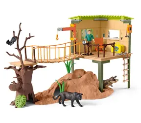 SCHLEICH Wild Life Dobrodružná stanice / od 3 let / s figurkami zvířat