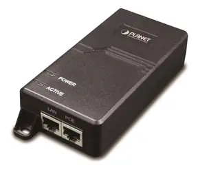Planet POE173 černá / PoE injektor / 60W / 2x RJ-45 Gigabit