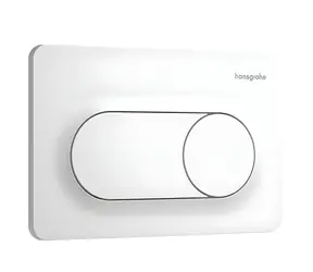 Hansgrohe iFrame Original S matná bílá / Ovládání splachování / duální / mechanické / plast