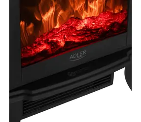 Adler AD 7754 / Elektrický krb / 2 topné stupně / 3D plamenový efekt