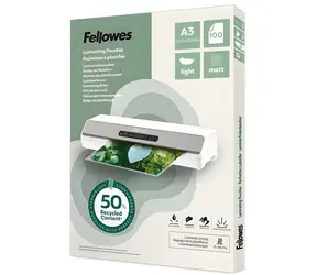 Fellowes Laminovací fólie A3 matná Light recyklovaná / Laminovací fólie / 100 ks