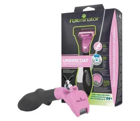 FURminator Vyčesávací hrablo pro malá zvířata / Hrablo na srst / králíci, fretky, morčata