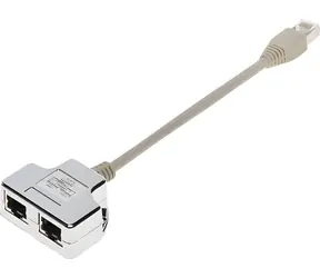 Digitus AD-UTP / Síťový adaptér / 2x RJ45 - 1x RJ45 / UTP