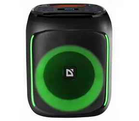 Defender BOOMER 50 černá / Bezdrátový reproduktor / 50W / Bluetooth 5.0 / LED podsvícení / TWS / microSD/USB