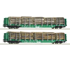 ROCO Sada klanicových vozů Rnoos OnRail 6600318 / H0 (1:87) / Epocha VI / Délka 526 mm / 14+