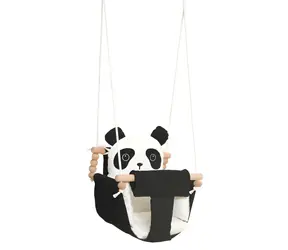 2Kids Toys Houpačka Panda černo-bílá / Houpačka / Nosnost 60 kg / od 1 roku