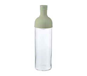 Hario Cold Brew Tea zelená / Láhev na cold brew / 750 ml / sklo a silikon