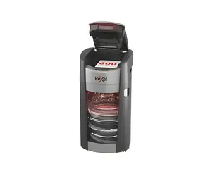 Rexel ShredMax AutoFeed+ 600X / Automatický skartovač / až 600 listů / dotykové ovládání / 55 dB / černá