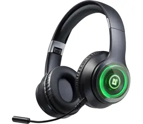 Defender FreeMotion B400 černá / Bezdrátová sluchátka s mikrofonem / RGB / USB-C